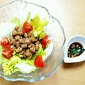 梅乃花おり's cooksnap of when they made 納豆サラダ.