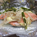 とんとん0524's cooksnap of when they made ✿塩レモン活用✿鮭の爽やかホイル蒸し.