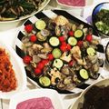 chihirola's cooksnap of when they made ✿あさりとサーモンの酒蒸し＠バジル風味✿.