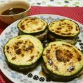 赤い電話's cooksnap of when they made ズッキーニのはさみバーグ♡.