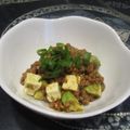 ジョングレ's cooksnap of when they made アボカドとクリチ☆海苔納豆和え.