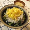 なおシステム's cooksnap of when they made 野沢菜じゃこ飯.