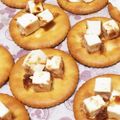 sojinママ's cooksnap of when they made クリームチーズとおかかのおつまみカナッペ.