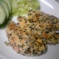 あみごっち's cooksnap of when they made ノンフライささみの胡麻カツ.