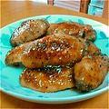 hiーー's cooksnap of when they made フライパン1つで☆手羽先の甘辛あん.
