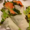 amica1772's cooksnap of when they made サーモンレタスアボカドの生春巻き.