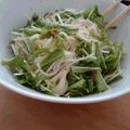 milkii♪'s cooksnap of when they made 白石温麺で水菜と梅干のパスタ風.