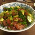 ユズヒコ's cooksnap of when they made 焦がしねぎ醤油ベースのまぐろアボカド丼.