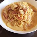ちゃんゆう♡'s cooksnap of when they made あっさり！スープカルボナーラ♡パスタ.