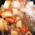 まゆりにゃんこ's cooksnap of when they made お鍋一つで簡単♡かぶの柔らかそぼろ煮.