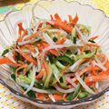 ☆クレア☆'s cooksnap of when they made もやしきゅうり人参のシャキシャキナムル.