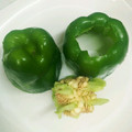 はんぶんこ☆'s cooksnap of when they made 気持ち良い！ピーマンの種の取り方.