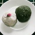 asanoumi's cooksnap of when they made 春の苺大福 白玉粉をレンチン簡単.