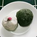 asanoumi's cooksnap of when they made 春の苺大福 白玉粉をレンチン簡単.
