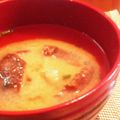obaka's cooksnap of when they made 干し椎茸とネギのみそ汁♡.
