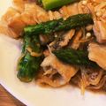 ♪さっちょん♪'s cooksnap of when they made 豚バラとアスパラの炒め.