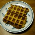ぐーたらとみー's cooksnap of when they made カステラをワッフルメーカーで挟む.