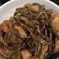 ルナＰボール's cooksnap of when they made 具沢山な引き煮〆〜山菜、根菜、乾物で。.