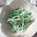 ちぃママ☆ミ's cooksnap of when they made 【減塩】水菜のにんにくマヨサラダ.
