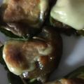 クック4QYK4J☆'s cooksnap of when they made 残ったカレーで☆ピーマンのオーブン焼き☆.