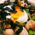 ゆきにゃんこ。's cooksnap of when they made 鶏照り丼【とろ～り】温泉卵のせ♪.