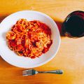やのゆか's cooksnap of when they made 冷凍焼売で♪簡単ミートボールパスタ☆.