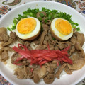 のもあやぢ's cooksnap of when they made 豚バラ薄切りで簡単☆角煮風の豚丼.