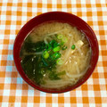 にきけん's cooksnap of when they made モヤシ！たっぷりおつゆ❀.