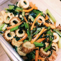ゆかたこ's cooksnap of when they made 簡単！小松菜と竹輪の塩こん炒め.
