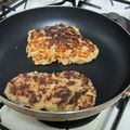 あらいやだ's cooksnap of when they made 長芋のチーズ入りお焼き.