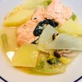 てん＊てん's cooksnap of when they made 味噌がうまっ☆鮭の豆乳煮.