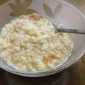 新雪大好き's cooksnap of when they made 餅消費♡切り餅入りトロりんチーズリゾット.
