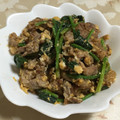 maki_08's cooksnap of when they made お弁当に！豚肉とほうれん草の卵炒め.