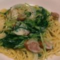麗クン's cooksnap of when they made ささみ肉と水菜のクリームパスタ.