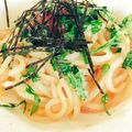 めのたん's cooksnap of when they made 居酒屋〆の一皿◎美味◎冷やし明太子うどん.