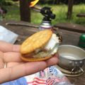 swwweeeeet's cooksnap of when they made BBQに＊マシュマロ s'mores.
