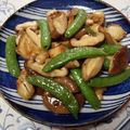 クックSJ0Y9V☆'s cooksnap of when they made スナップエンドウとホタテ椎茸のバター炒め.