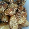 銀次朗's cooksnap of when they made 新じゃがのほっこりごま味噌がらめ.