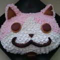 よちよちたっち's cooksnap of when they made 妖怪ウォッチ ジバニャンのキャラケーキ.