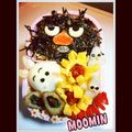 フェリず's cooksnap of when they made ゆでたまごで簡単☆ムーミンのキャラ弁.