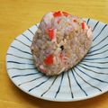 chirochan☆'s cooksnap of when they made カニカマおにぎり☆.