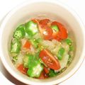 キャラメル丼's cooksnap of when they made オクラとプチトマトのさっぱりポン酢和え.