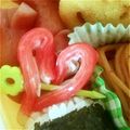 らぶKitty☆'s cooksnap of when they made ★お弁当にかにかまdeハート❤　*Ｙｍ*.