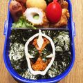 chicken502's cooksnap of when they made ずぼらなキャラ弁☆仮面ライダーゴースト.
