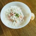 ｍａｈａ's cooksnap of when they made 離乳食後期～鮭しらすミルクうどん.