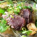 おしす's cooksnap of when they made 一味ちがう！中華ダレDEかつおのたたき.