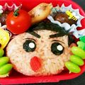 しのぱら's cooksnap of when they made クレヨンしんちゃん☆キャラ弁.