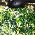 クックVEWBMS☆'s cooksnap of when they made 簡単☆玉子とほうれん草炒め.