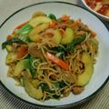 chibita34's cooksnap of when they made 彩鮮やか！摘果(子)メロンで塩焼きそば.