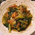 まいり★'s cooksnap of when they made 鶏肉と小松菜の甘酢炒め.